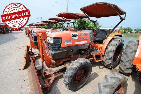 AUC 7 Code 086 รถแทรกเตอร์ KUBOTA L4508DI ราคา เริ่มต้นการประมูล 225,000 บาท