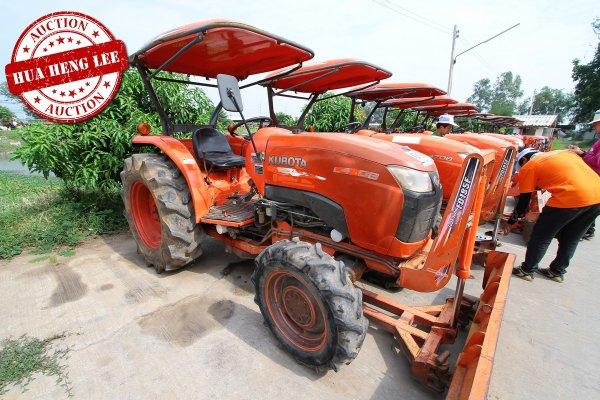 AUC 7 Code 097 รถแทรกเตอร์ KUBOTA L4708 ราคา เริ่มต้นการประมูล 345,000 บาท