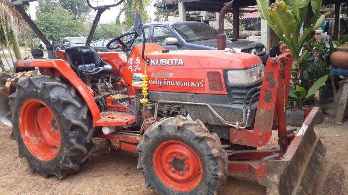 KUBOTA L3408 ปี 52 แถม 2,200 ชั่วโมง  (ใบมีด-หาง 5- โรตารี่ ตราช้าง)  เครื่องดี  ปั้มดัี  เอกสารเล่มทะเบียน