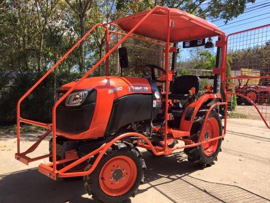 ขายรถไถ Kubota B2140(4WD) Narrow พร้อมโครงกันอ้อยและผานชักร่องพร้อมเครื่องหยอดปุ๋ย รถ 80ชั่วโมง พร้อมใช้งาน