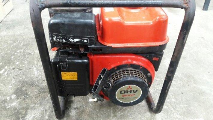 ขายเครื่องสูบน้ำmitsubishi GM18IP 6แรง เก่าญี่ปุ่น