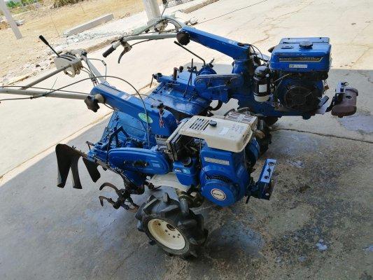 ขายรถสาดดินพรวนดินเข้าร่องisekiKC520 kawasakiFE250 8 แรงนำเข้า