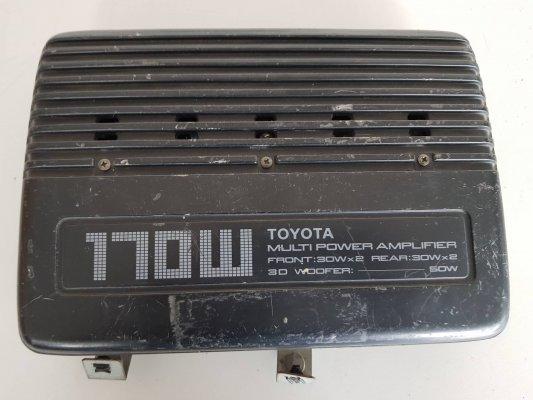 POWER AMPLIFIER ยี่ห้อ TOYOTA ตัวขยายสัญญาณ