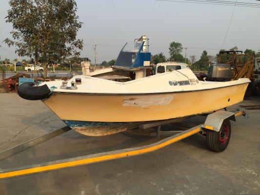 เรือสปีดโบ๊ท YAMAHA ขนาด 17ฟุต เครื่อง Suzuki dt 55 แรงม้า