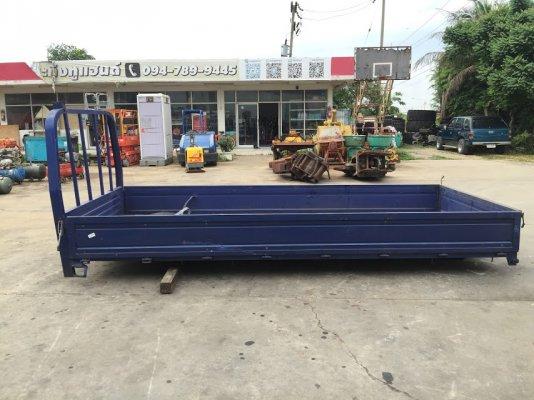 ขายกระบะเหล็ก CARGO เปิดข้าง3บาน สวยมากๆ ยาว 4.40เมตร กว้ง 1.90เมตร คัตซีเทียม 70ซม. กระบะมือ2ญี่ปุ่น ยกลงจากรถนำเข้า พับลอนขึ้นรูปอย่างดี แข็งแรง ทนท