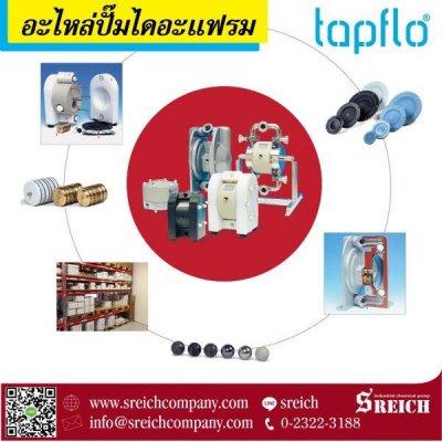 อะไหล่ปั๊มไดอะแฟรม อะไหล่ปั๊มเคมี Tapflo 