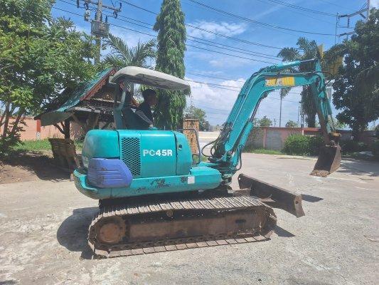 ขายรถขุด KOMATSU PC45-7 รุ่น R ปั๊มนิ้ว คอนโทรลน้ำมัน สภาพสวย ของแทร่??เดิมติดรถทั้งคัน มือ2 จากญี่ปุ่น เครื่อง KOMATSU 4D84 ตรงรุ่น แรง ประหยัดน้ำมัน