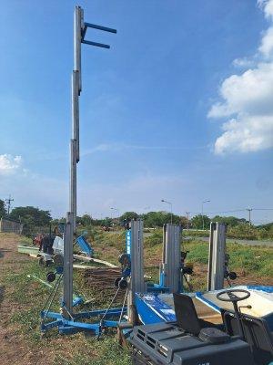 คันสุดท้าย GENIE ลิฟท์ ยกสูง 7.9เมตร นน.ยก 300kg. อลูมิเนียม เกรดอากาศยาน สามารถต่ออุปกรณ์เพิ่มเติมได้หลายแบบ ราคา 55,000บาท โทร : 094-7899445 ไลน์ : 