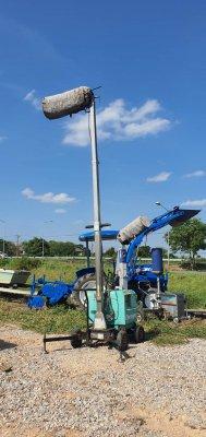 โคมไฟบอลลูน ไฟแสงจันทร์เครื่องปั่้นไฟในตัว DENYO 2000WATT สตาร์ทกุญแจ แบตเตอรี่ เสายกสูง3เมตร มีรถเข็น มีเบรคมือ ใช้งานง่าย ใช้ในงานก่อสร้าง งานกู้ภัย