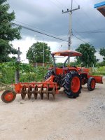 รถไถKUBOTA L4708 โฟรวิน มีใบดันหน้า มีผาน6 สนใจโทร 081-8108927 นพดล