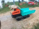 รถบรรทุกตีนตะขาบ KUBOTA 5แรงม้า นน.บรรทุก 300กก. กระบะเปิดข้างได้ เครื่องดี เกียร์ดี ช่วงล่างดี แทรคยางสวย มือสองจากญี่ปุ่น พร้อมใช้งาน  ลดแรงงาน ลุยท