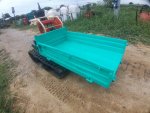 รถบรรทุกตีนตะขาบ KUBOTA 5แรงม้า นน.บรรทุก 300กก. กระบะเปิดข้างได้ เครื่องดี เกียร์ดี ช่วงล่างดี แทรคยางสวย มือสองจากญี่ปุ่น พร้อมใช้งาน  ลดแรงงาน ลุยท