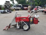 รถเกี่ยวข้าว มัดคอรวงแบบเดินตาม ยี่ห้อ YANMAR รุ่น KB254 