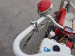 รถเกี่ยวข้าว มัดคอรวงแบบเดินตาม ยี่ห้อ YANMAR รุ่น KB254 