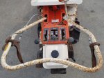 รถเกี่ยวข้าว มัดคอรวงแบบเดินตาม ยี่ห้อ KUBOTA รุ่น HF50