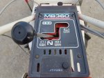 รถเกี่ยวข้าว มัดคอรวงแบบเดินตาม ยี่ห้อ MITSUBISHI รุ่น MB360