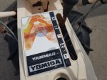 รถเกี่ยวข้าว มัดคอรวงแบบเดินตาม ยี่ห้อ YANMAR รุ่น YBM15A