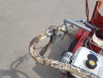 รถเกี่ยวข้าว มัดคอรวงแบบเดินตาม ยี่ห้อ KUBOTA รุ่น HE30A