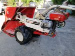 ขายรถเกี่ยวข้าวเดินตามแบบวางรายญี่ปุ่นนำเข้าyanmar yb550 2 แถว