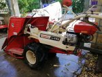 ขายรถเกี่ยวข้าวเดินตามแบบวางรายญี่ปุ่นนำเข้าyanmar yb550 2 แถว