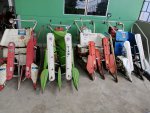 ขายรถเกี่ยวข้าวเดินตามมัดคอรวงวางราย2แถวkubotaHF52