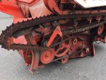 ตู้นวดข้าวยกลงจาก รถเกี่ยวนวดข้าว  KUBOTA  เอาไปดัดแปลงนวดฝัดข้าว คัดเลือกเมล็ดพันธุ์ได้