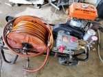 ขายเครื่องอัดฉีดพ่นยาแรงดันสูงkubota 6 แรงปั้มns45 3สูบ