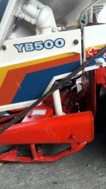 ขายรถเกี่ยวข้าวแบบวางราย yanmar gb500 นำเข้าจากญี่ปุ่น