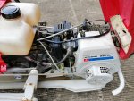 ขายรถดำนา2แถวmitsubishiAP20เก่าญี่ปุ่นนำเข้า