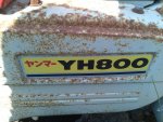 รถไถเดินตาม มือสองญี่ปุ่น YANMAR: YH800 เครื่องดีเซล 8 แรง พร้อมใช้ครับ