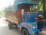 ขายรถบรรทุก การเกษตร อีแต๋น สภาพพร้อมใช้งาน เครื่องKUBOTA110แรง กระบะไม้ พื้นไม้ 