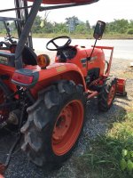 L3008 พร้อมใบดันดิน รถไร่ เดิมๆไม่เลยลงน้ำ งานแห้ง