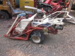 รถเกี่ยวข้าวเดินตามแบบ มัด วางราย 2 แถว KUBOTA: HFS2 มือสองญี่ปุ่น พร้อมใช้ครับ