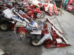 รถเกี่ยวข้าวเดินตาม ยี่ห้อ : KUBOTA รุ่น : RA50 รหัสสินค้า : 80802287 