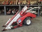  รถเกี่ยวข้าวเดินตาม ยี่ห้อ : KUBOTA รุ่น : HE30A รหัสสินค้า : 80802348