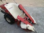 รถเกี่ยวข้าวเดินตาม  ยี่ห้อ : YANMAR รุ่น : YB302 รหัสสินค้า : 14001682 คุณศิริวรรณ Tel.087-677-3704