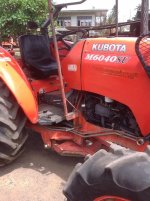 ขายรถไถแทรคเตอร์ คูโบต้าM6040 ทำงานน้อยพัน ชม. อุปกรณ์ ใบมีดหน้า ผานหลัง7เครื่องดีปั๊มดี สภาพพร้อมใช้งานเอกสารเล่มทะเบียนพร้อมโอน 