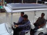SOLAR GOLF CAR รถกอล์ฟพลังงานแสงอาทิตย์  SOLAR HITACHI 6 ที่นั่ง วิ่งได้ 40-50 กม./ชม.