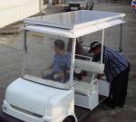 SOLAR GOLF CAR รถกอล์ฟพลังงานแสงอาทิตย์  SOLAR HITACHI 6 ที่นั่ง วิ่งได้ 40-50 กม./ชม.