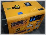 เครื่องกำเนิดไฟฟ้า เครื่องปั่นไฟ ดีเซล ขนาด 5.5 KW แบบมีตู้เก็บเสียง