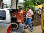 จัดเต็มที่ สำหรับรถบรรทุกตีนตะขาบ ไปปราจีนบุรี tractor-backhoe จัดให้ ขอบคุณมากครับ