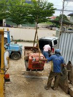 จัดเต็มที่ สำหรับรถบรรทุกตีนตะขาบ ไปปราจีนบุรี tractor-backhoe จัดให้ ขอบคุณมากครับ