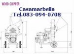 เครื่องย่อยกิ่งไม้ ซี แอล พี รุ่น WC 155