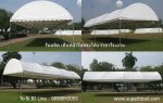 รับผลิต ผ้าใบ เต็นท์ผ้าใบ ทรงโค้ง ขนาดใหญ่ ผลิตตามแบบที่ต้องการ เนื้อผ้าใบคูนิล่อนกันน้ำ100% มีหลายเฉดสีให้เลือก 