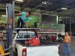 จัดส่งไปร้อยเอ็ดครับ สำหรับ โรตารี่ พรวนดิน ตัดหญ้าสูง เก่าญี่ปุ่น สนใจ tractor-backhoe จัดส่งให้ได้ทั่วประเทศครับ