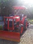 ขายรถไถ Kubota L 3408 (4WD) พร้อมดันหน้าและผานหลัง