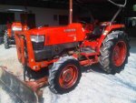 ขายรถไถ Kubota L 4508 (4WD) พร้อมดันหน้า สภาพเดิมๆ