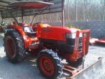 ขายรถไถ Kubota L 4508 (4WD) พร้อมดันหน้า สภาพเดิมๆ