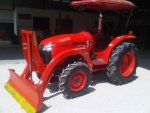 ขายรถไถ Kubota L 3608 (4WD) พร้อมดันหน้าคานบนตราช้าง