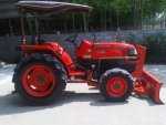 ขายรถไถ Kubota L 3408 (4WD) พร้อมดันหน้าของใหม่และโรตารี่ช้าง